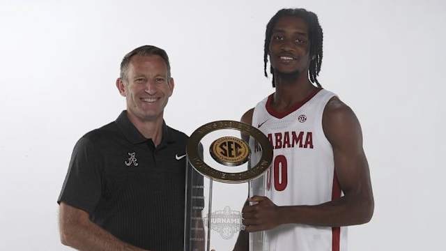 Kris Parker on his official visit to Alabama.